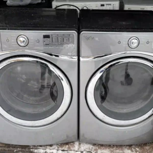 Whirlpool Front-Load Washer + Electric Dryer Set — Clean, Tested, Ready for Pickup