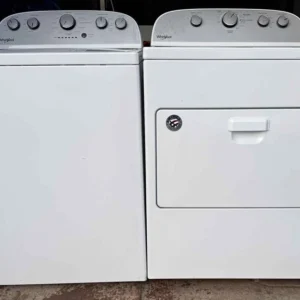 Whirlpool Washer + Electric Dryer – Matching Set