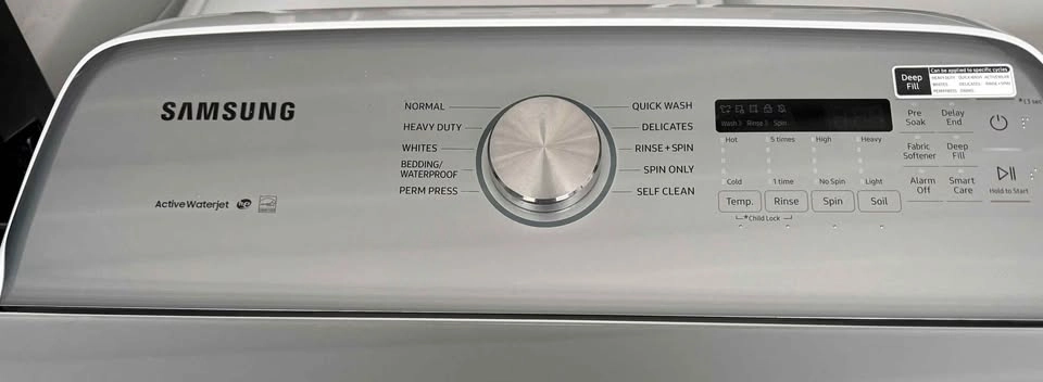 Samsung Washer & Electric Dryer Set (White) — Clean & Tested - Image 2