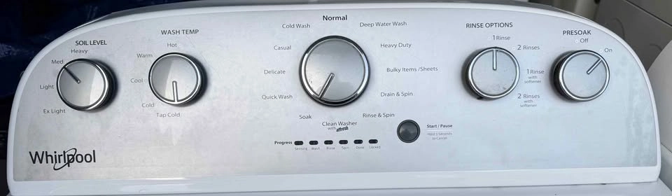 Whirlpool Washer + Electric Dryer – Matching Set - Image 3