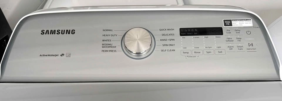 Samsung Washer & Electric Dryer Set (White) — Clean & Tested - Image 4