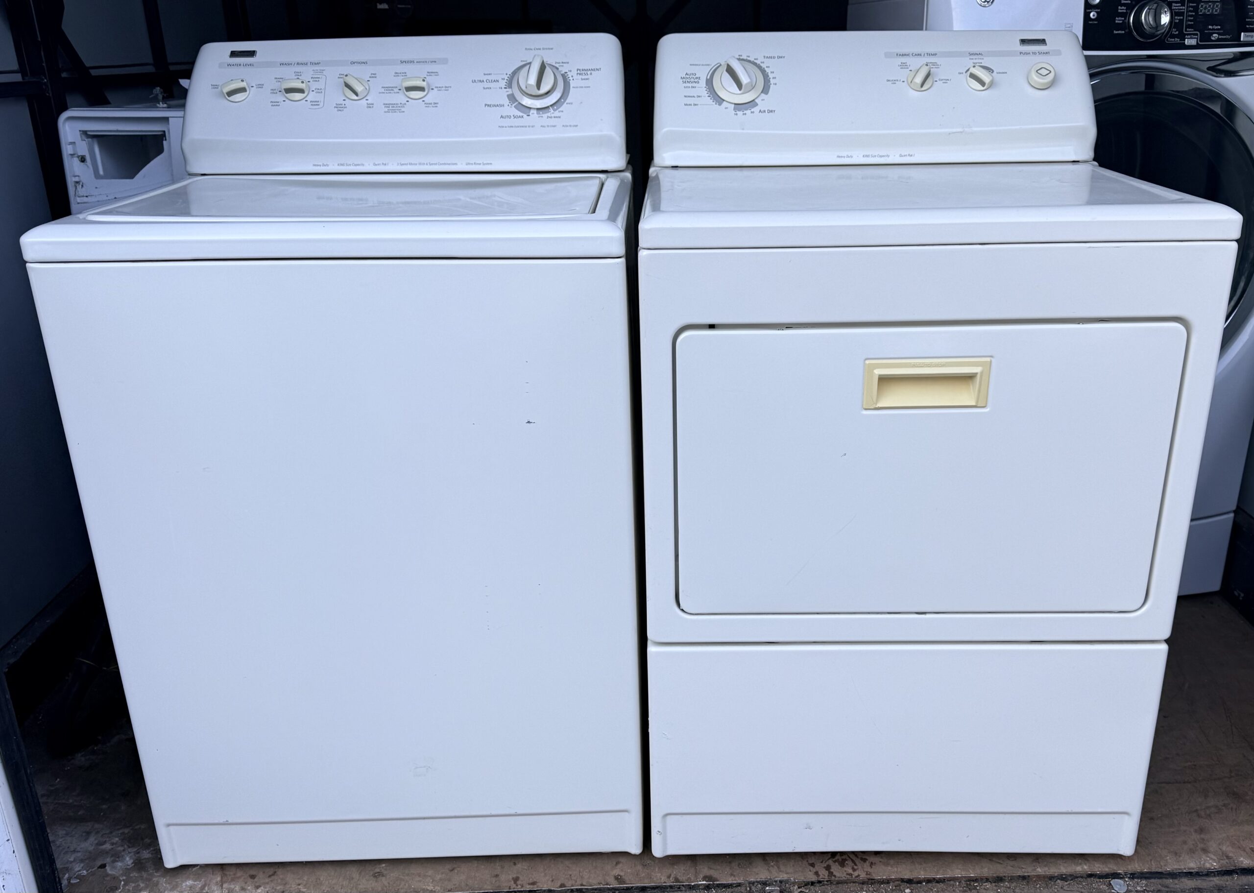 Kenmore Washer Dryer Set – Heavy-Duty Top Load Washer & Matching Electric Dryer