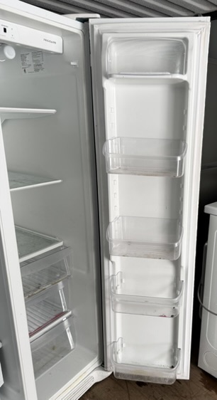 Frigidaire Side-by-Side Refrigerator – White – 33" Width - Image 4