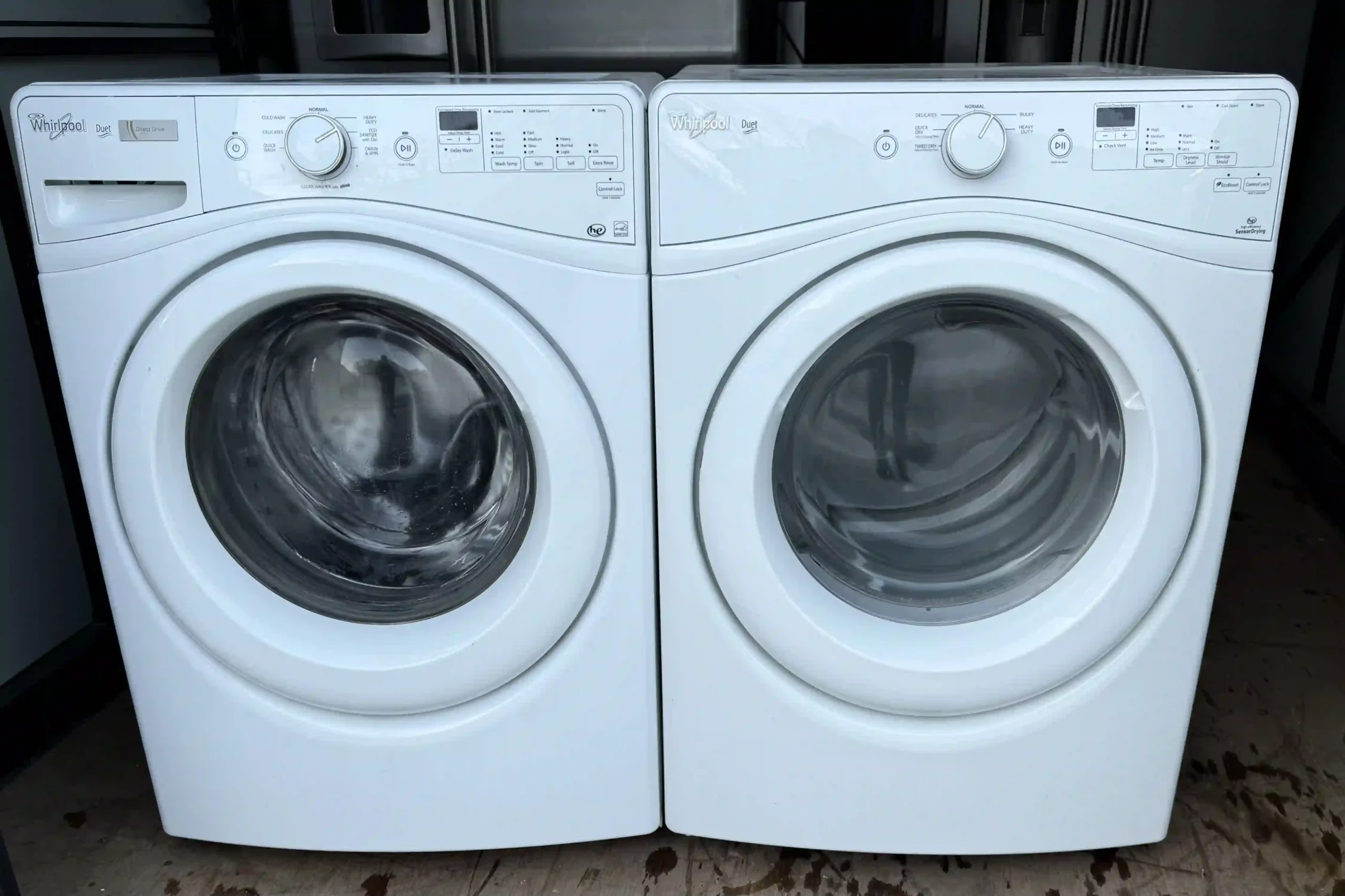 Whirlpool High-Efficiency Front-Load Washer & Matching Electric Dryer Set