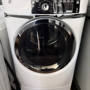 GE 7.4 Cu. Ft. Gas Dryer – White – Large Capacity – Clean & Tested