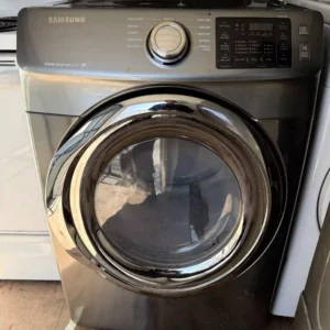 Samsung 7.5 Cu. Ft. Front-Load Gas Dryer – Stainless Look – Sensor Dry