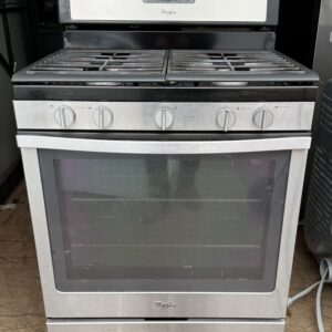Whirlpool 5-Burner Gas Range – 5.1 cu ft Oven – Stainless