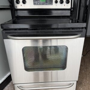 GE 30-inch Stainless Steel Glass Cooktop Electric Range