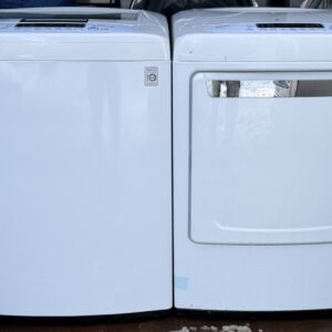 LG Washer Dryer Set White
