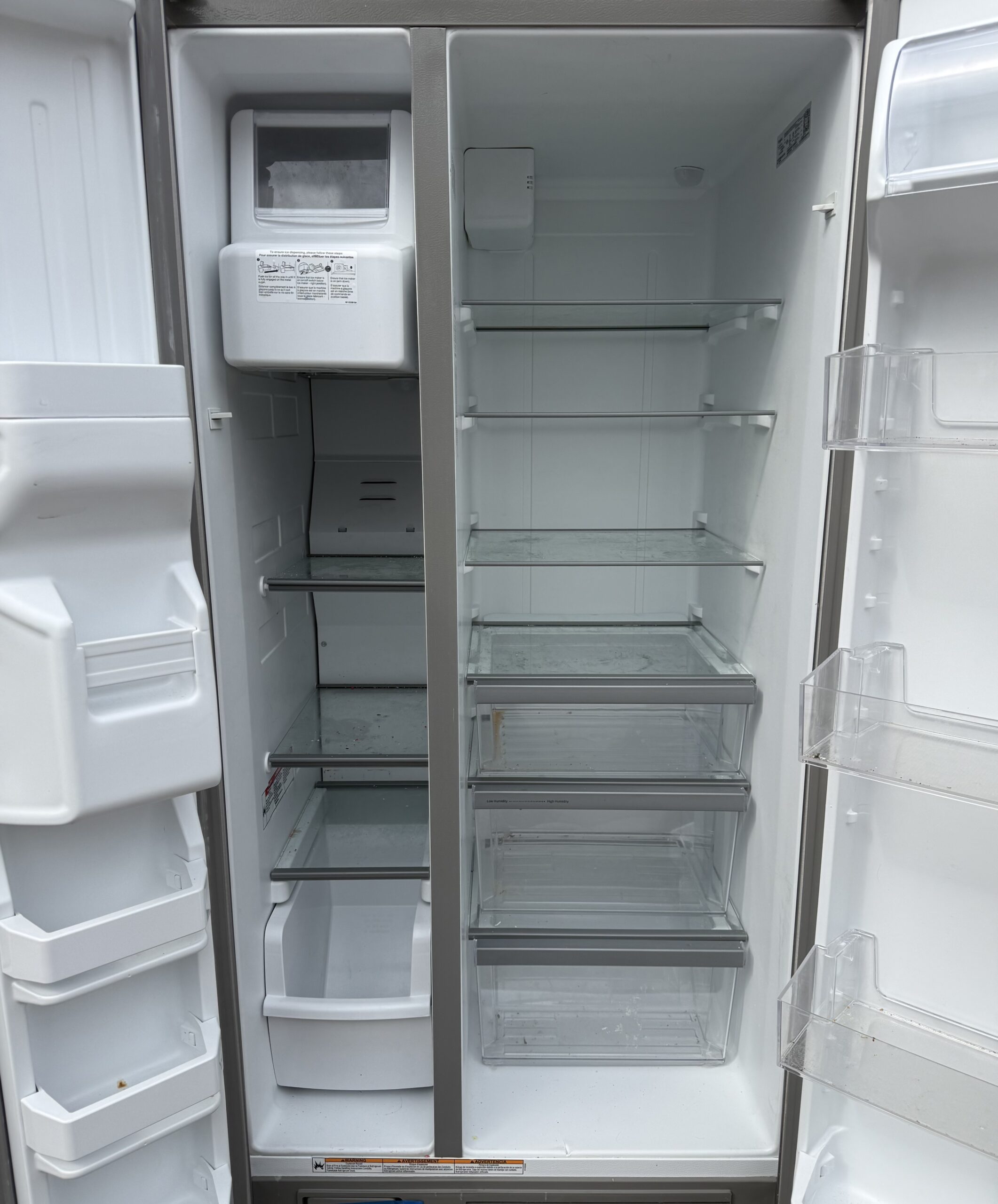 Whirlpool Stainless Side-by-Side Refrigerator with Ice and Water Dispenser - Image 3