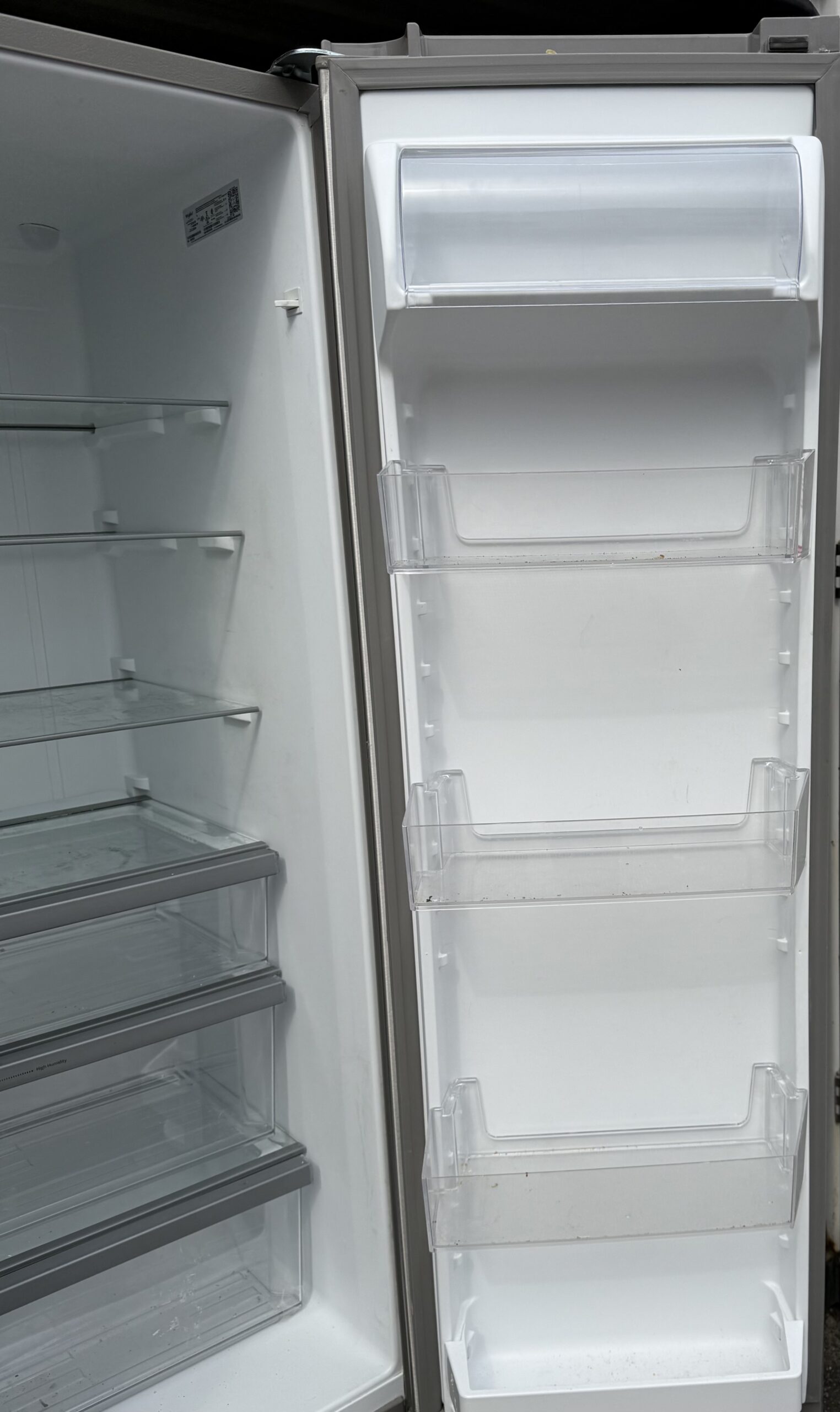 Whirlpool Stainless Side-by-Side Refrigerator with Ice and Water Dispenser - Image 2