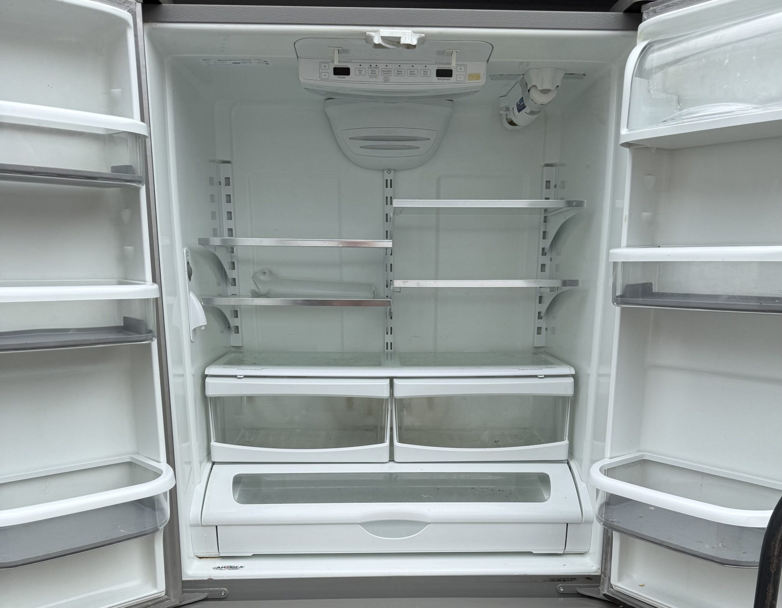 KitchenAid Counter-Depth Refrigerator — Interior Shelving and Crispers