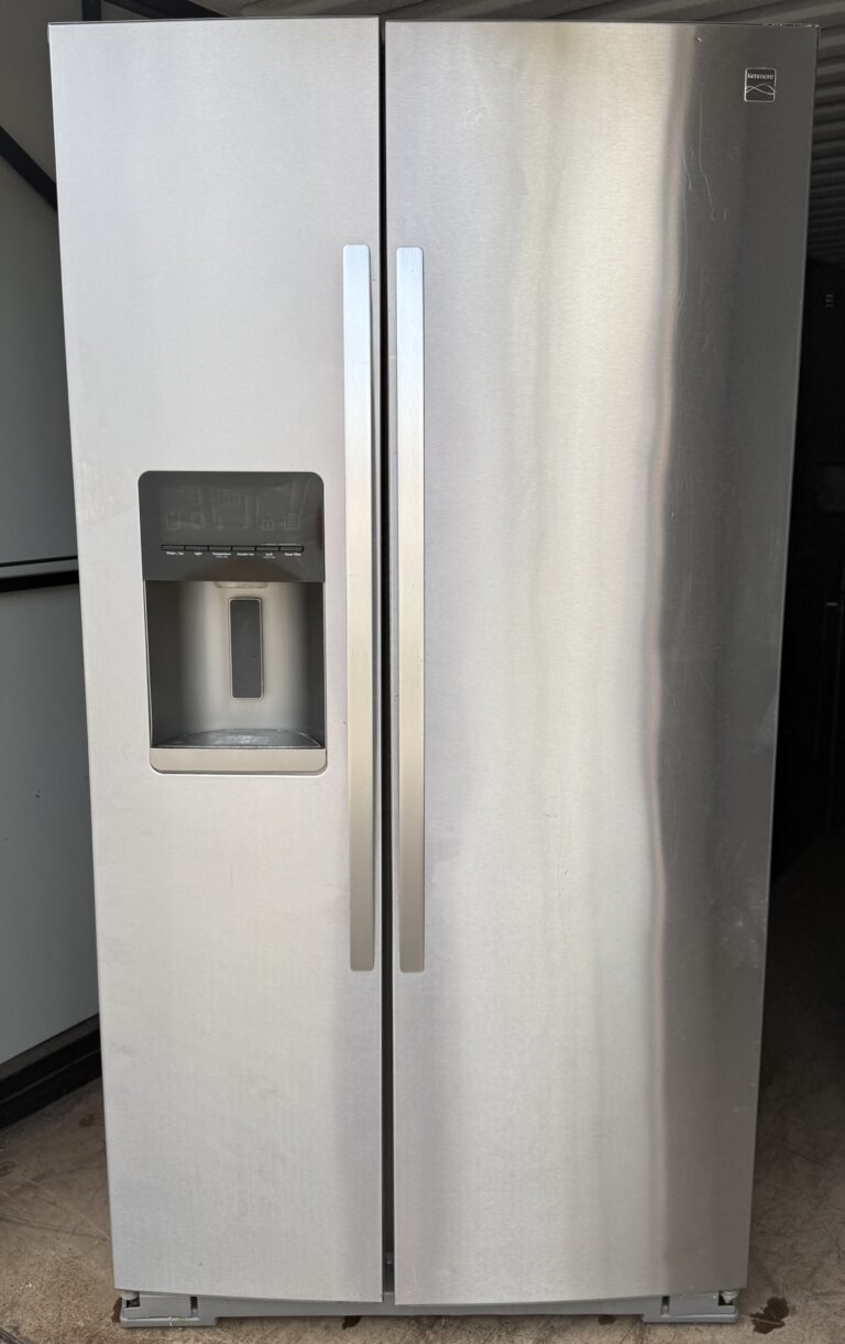 Kenmore Side-by-Side Refrigerator 24.8 cu ft Stainless Steel — Front View