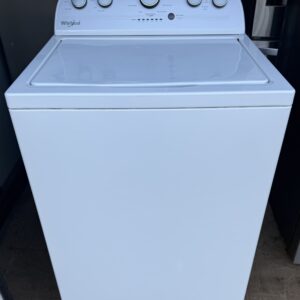 Whirlpool 4.3 cu ft Top-Load Washer with Agitator — White