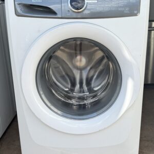 Electrolux front-load washer white — front view