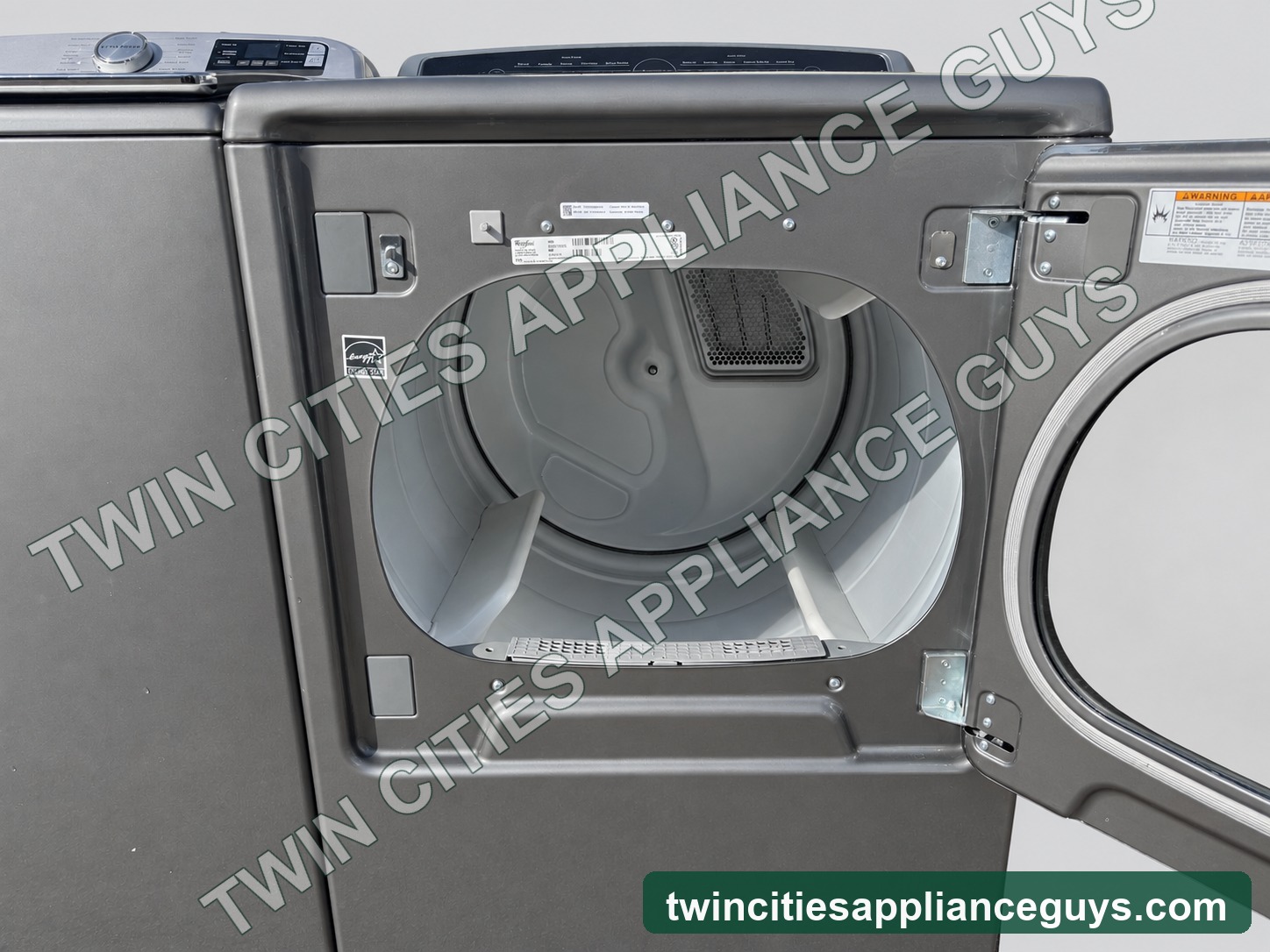 Metallic slate Whirlpool electric dryer product view