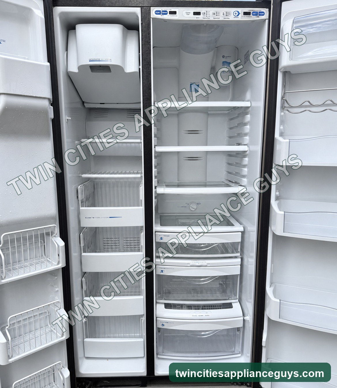 Additional view of GE Profile side-by-side refrigerator