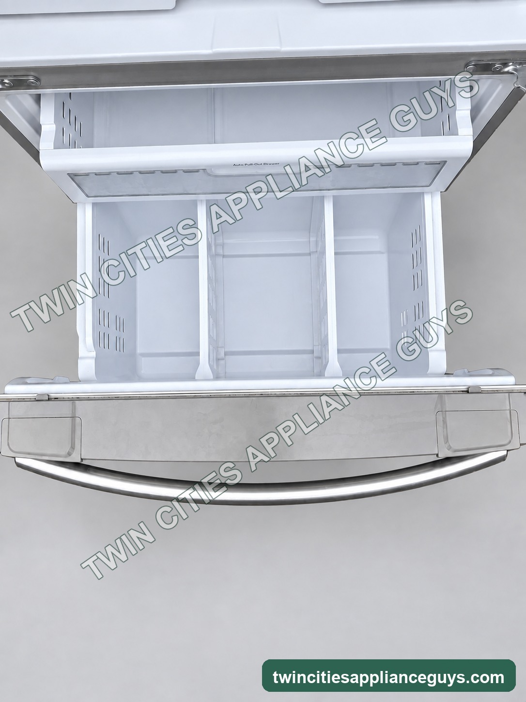 Samsung refrigerator open freezer drawer interior
