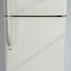 Kenmore top-freezer refrigerator front view with both doors closed