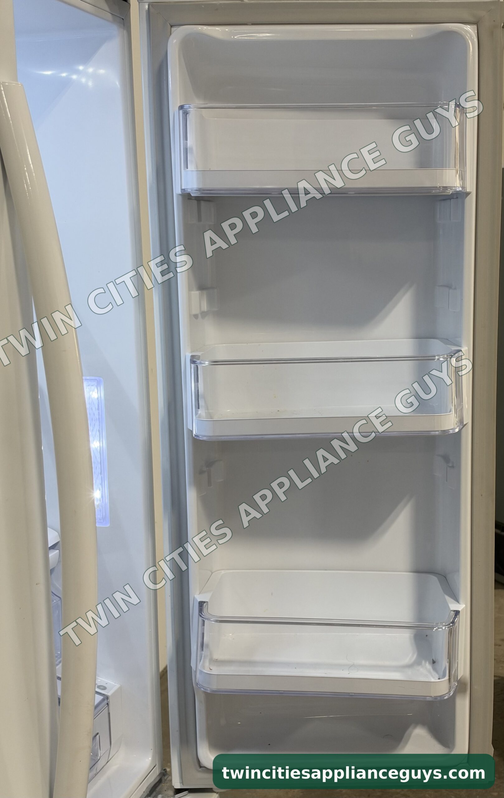 Samsung refrigerator left door bins and ice maker
